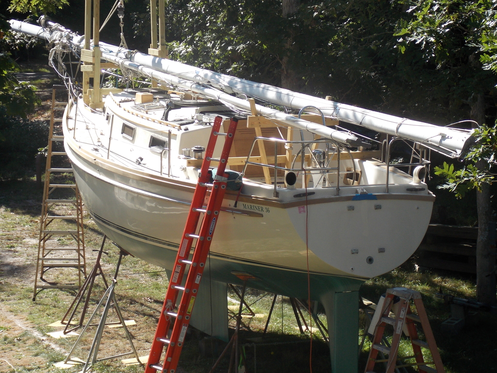 Old name removed from transom