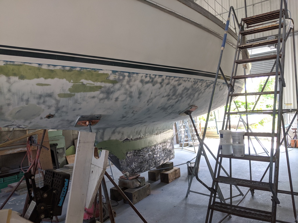 Soda blast and fair bottom