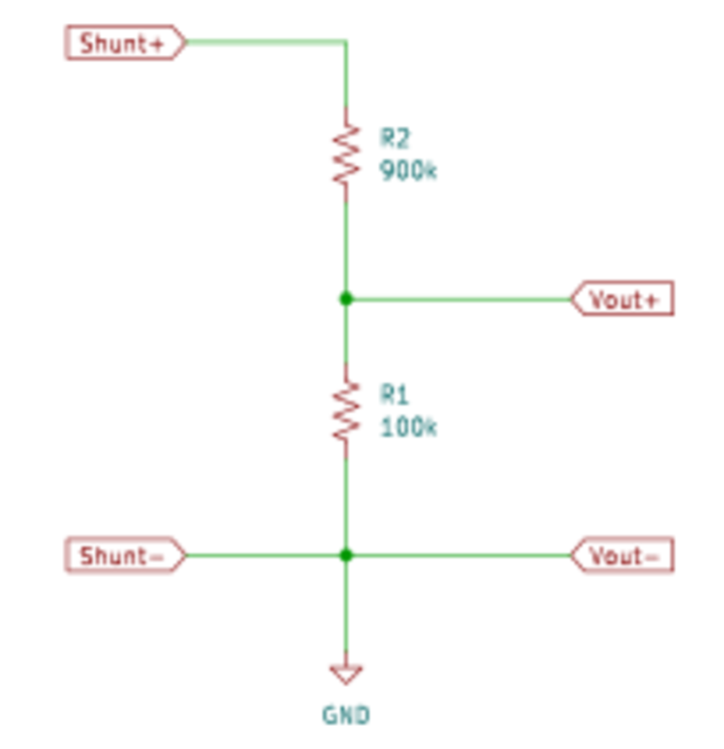 Resistor Attenuation Circuit